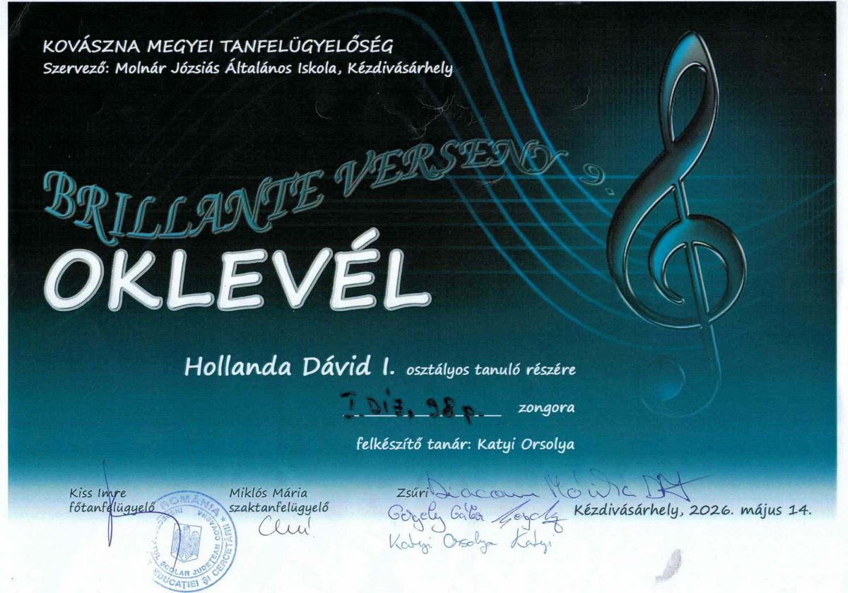 oklevél